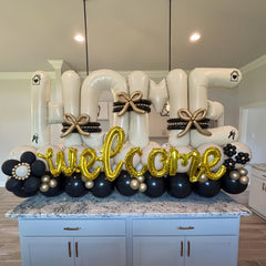 Lingqiang ivory sand color balloons add neutral tones to party decor