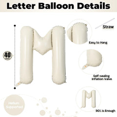 Lingqiang m-letter-balloon-inflation-mouth enables easy setup.