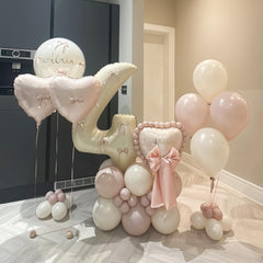 Lingqiang 40in number 1 balloon packaging included for storage.