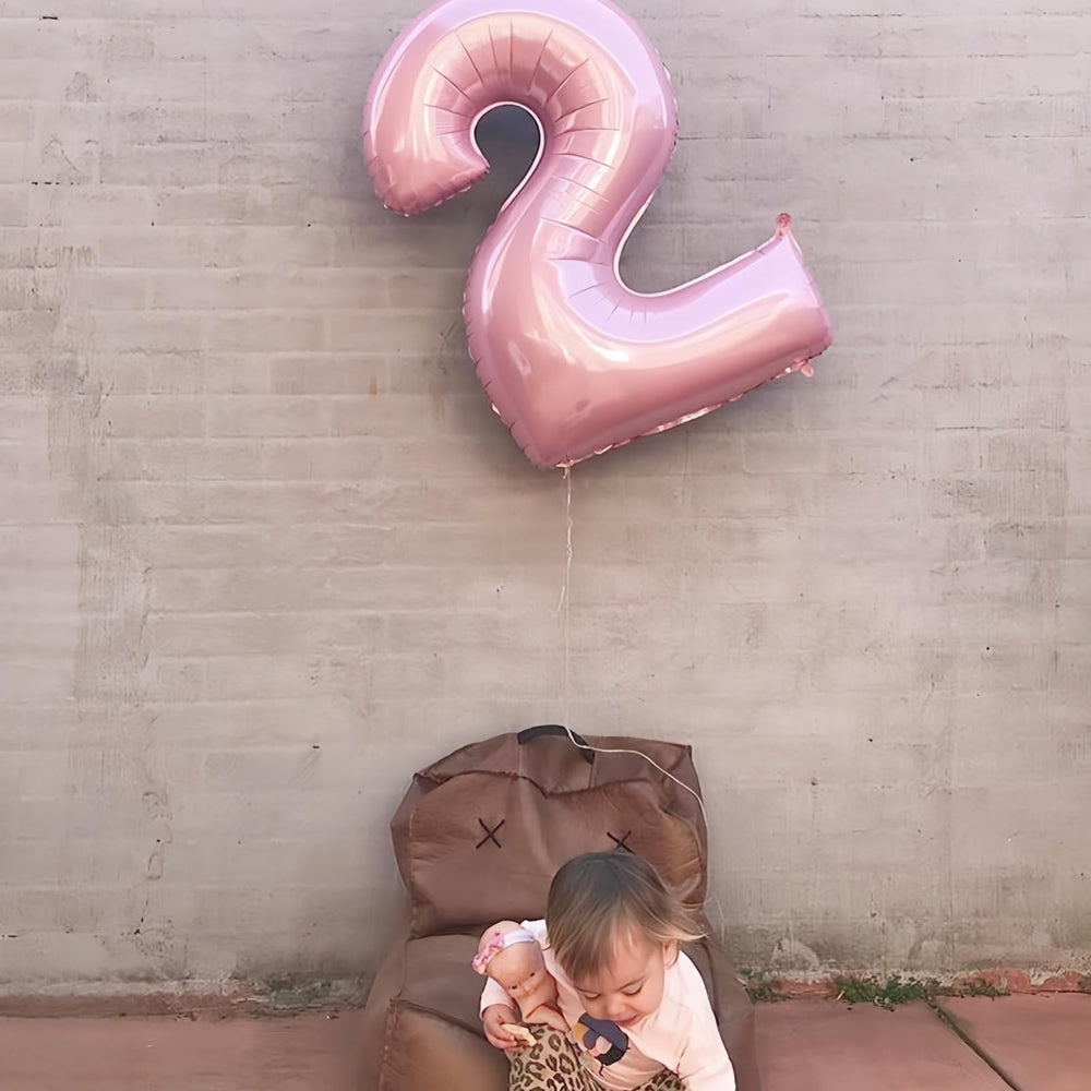 Lingqiang pastel pink 2 balloon reusable for future parties