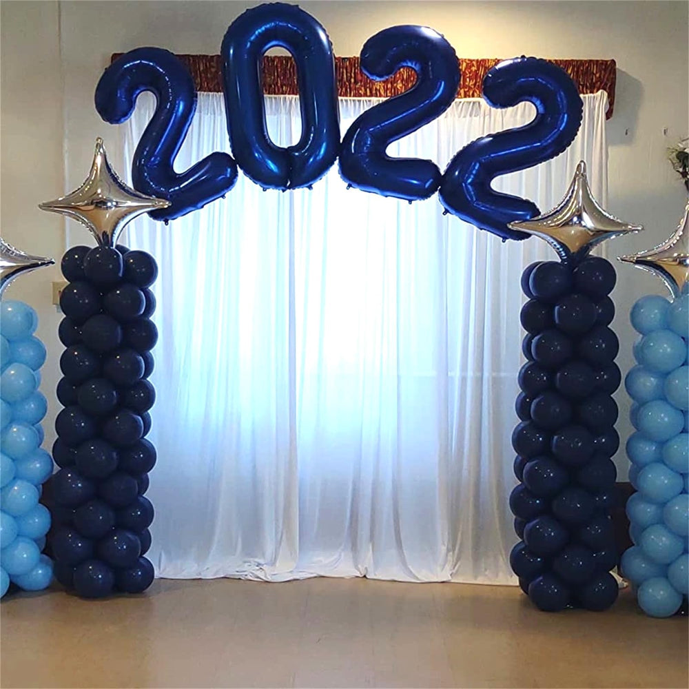 Lingqiang number balloon straw included for quick inflation and reuse.