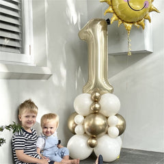 Lingqiang number 4 balloon – helium-ready for floating decorations