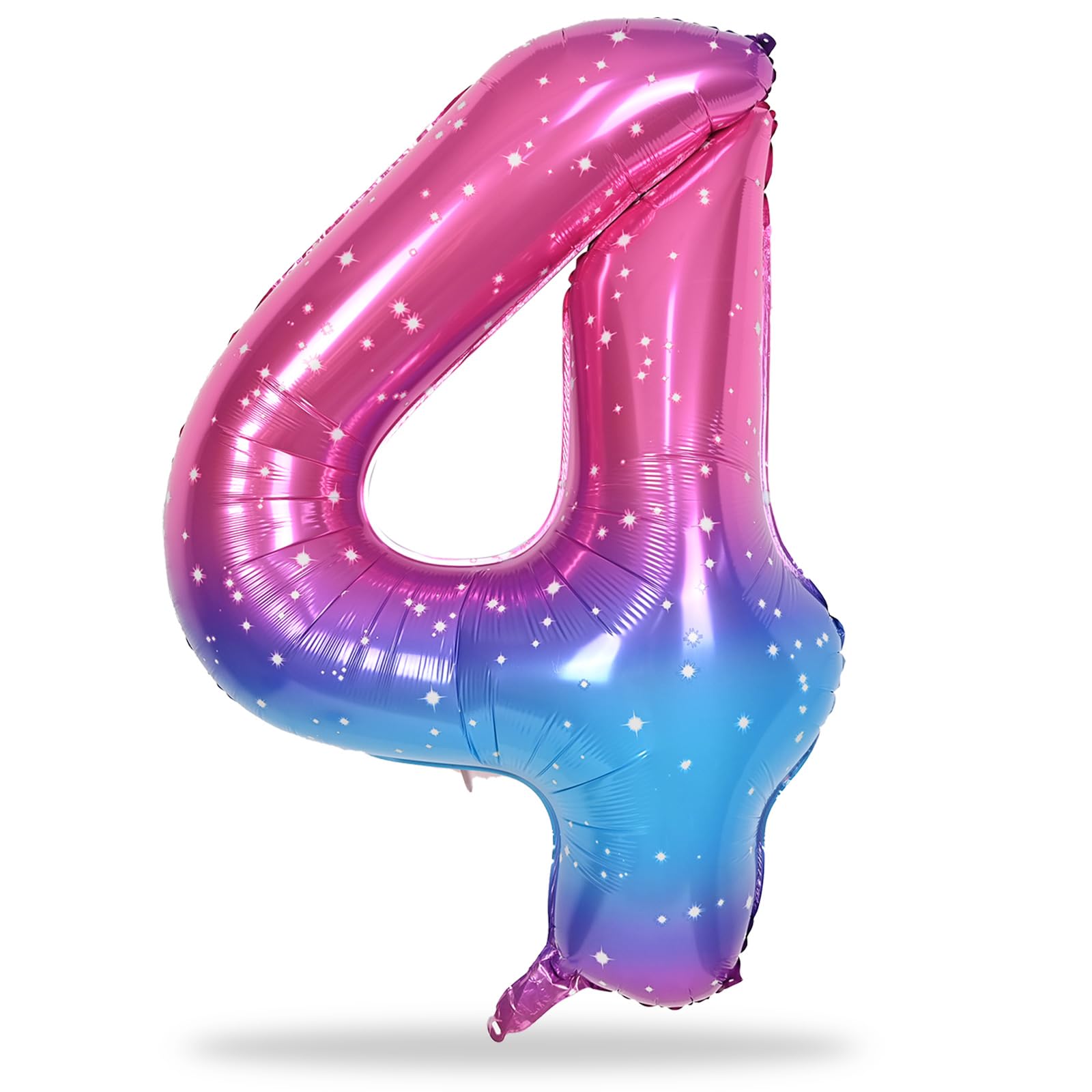 Lingqiang party decor giant number balloon 4 to elevate birthdays and anniversaries.