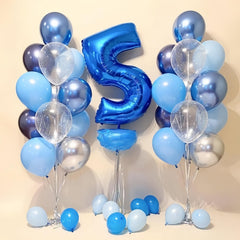 Lingqiang party prop blue number 1 balloon perfect for celebrations