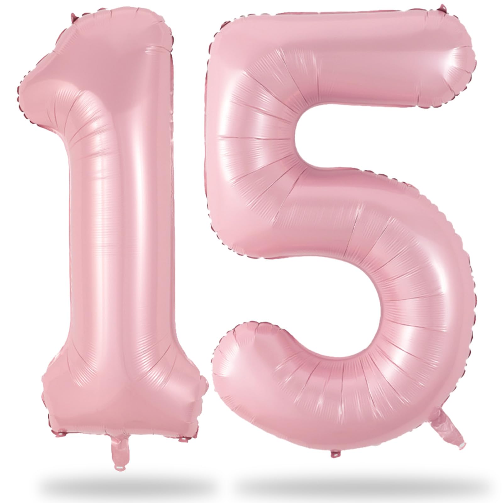 Lingqiang pastel pink 15 balloon 40 inch for eye-catching birthday decor.