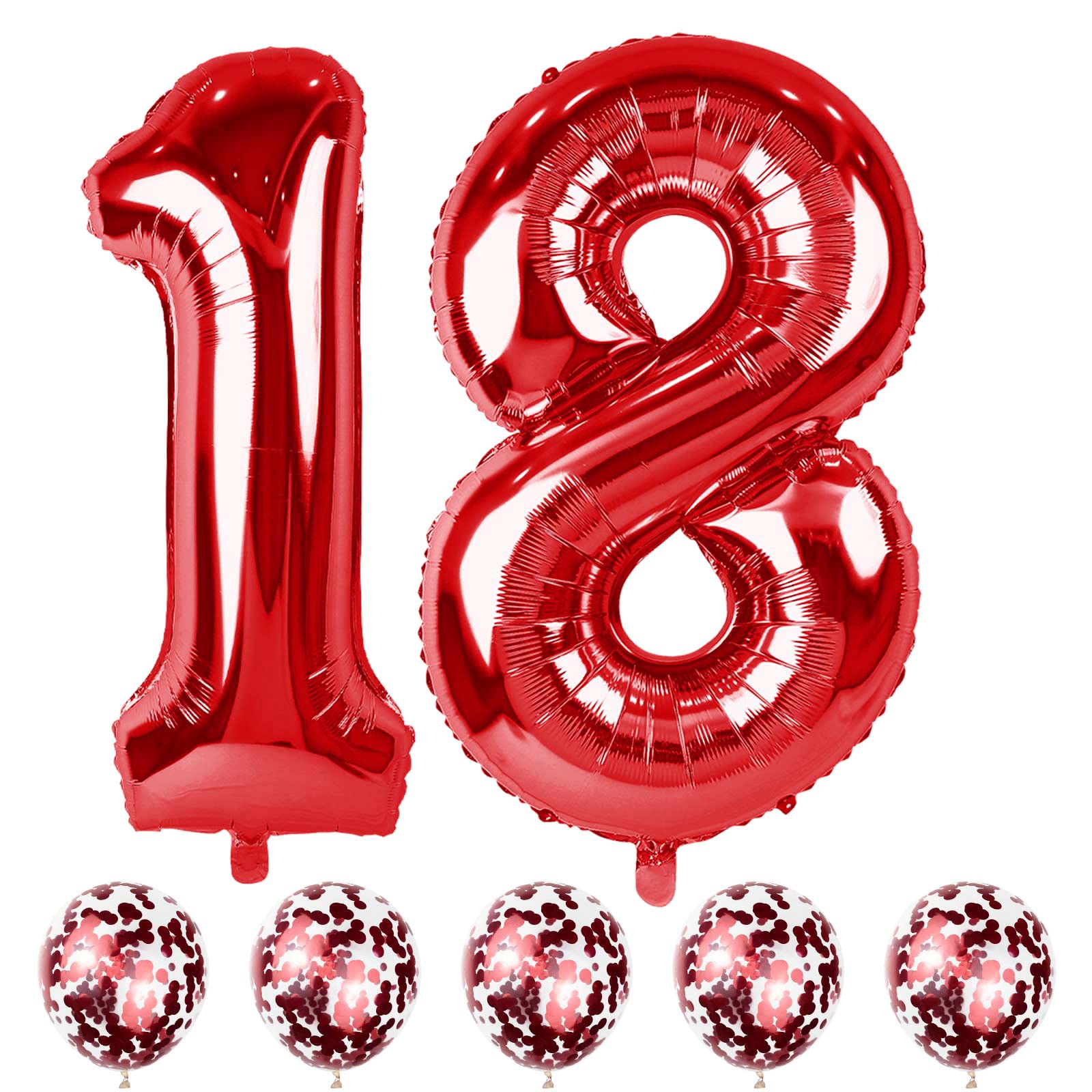 Lingqiang red 40in number-1 balloon creates a bold birthday centerpiece.