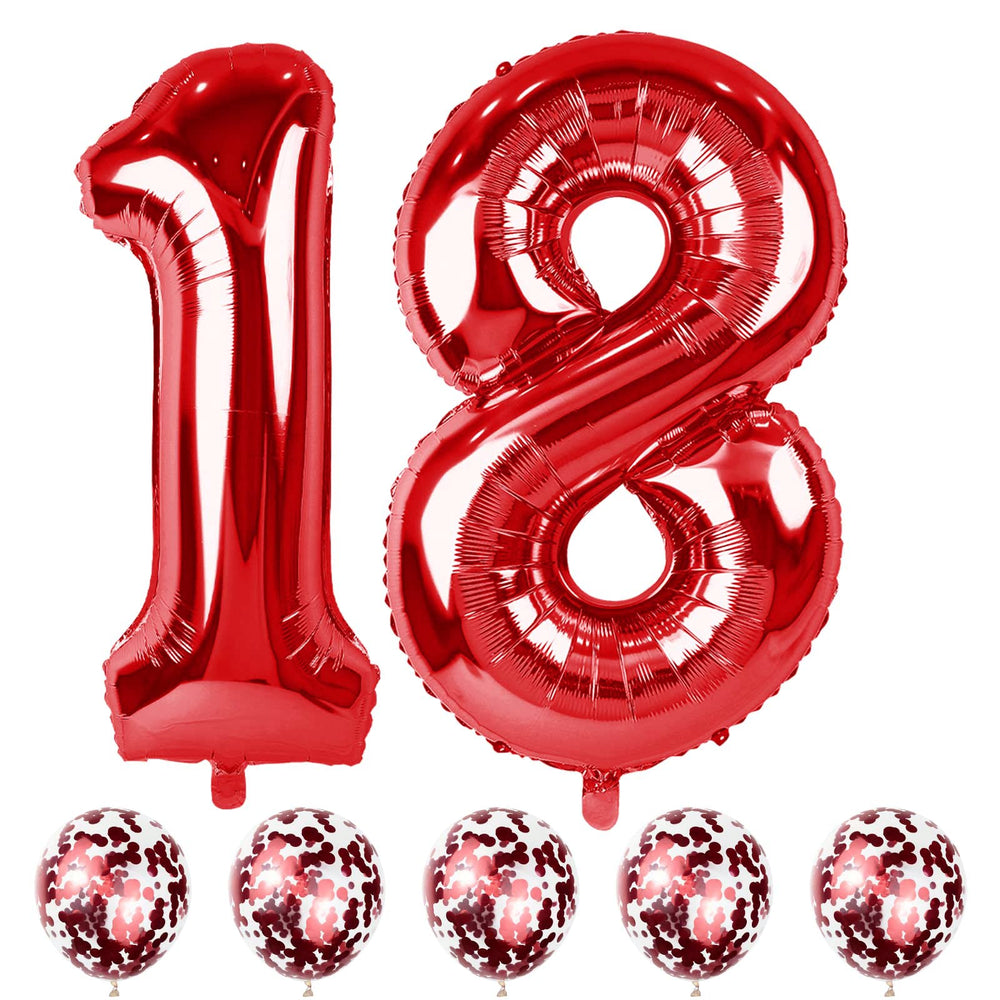 Lingqiang red 40in number-1 balloon creates a bold birthday centerpiece.