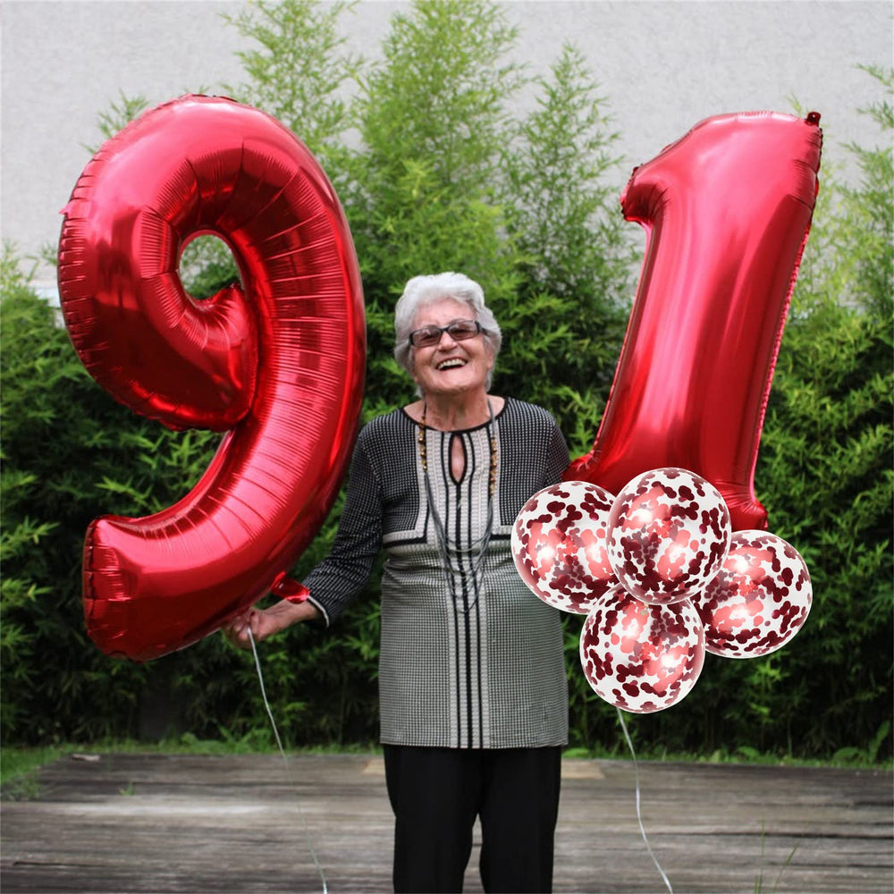 Lingqiang red foil and latex balloons provide safe, reusable party décor for families.