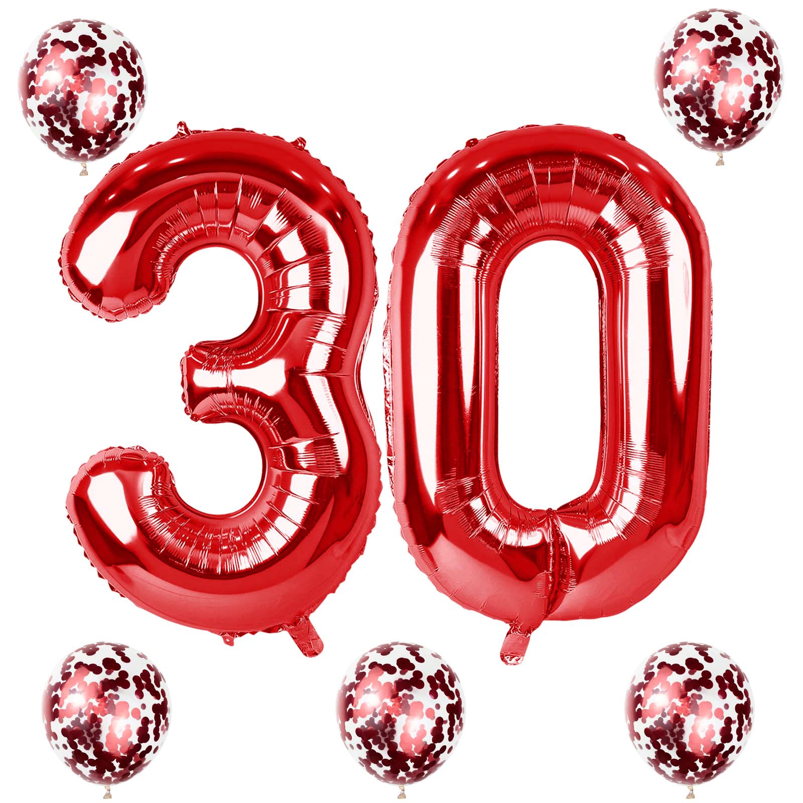 Lingqiang red birthday decor kit suits birthdays, anniversaries, and events.