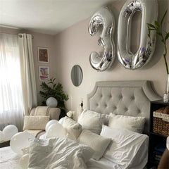 Lingqiang reusable foil Number 0 balloon for extended celebrations.