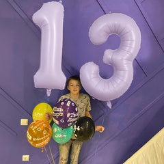 Lingqiang self-inflating 40-inch number 4 balloon saves setup time