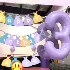 Lingqiang wall-hanging number balloon ideal for photo backdrops and cake tables
