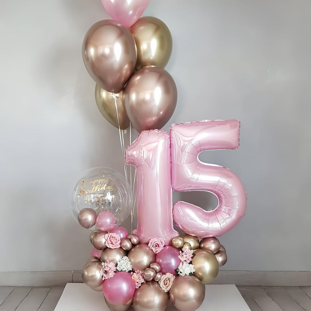 Lingqiang wall hanging 5 foil balloon for versatile display