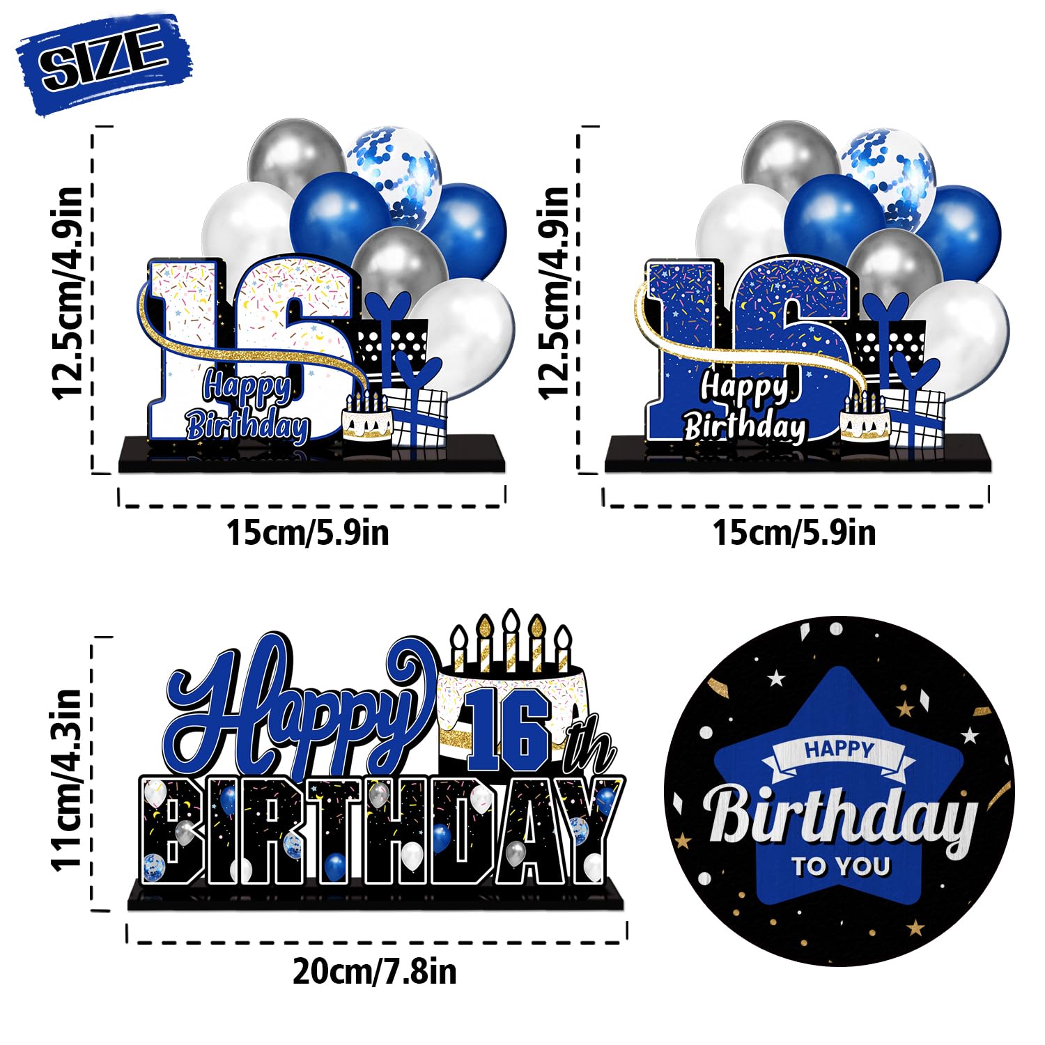 LINGTEER 16th birthday topper creates a memorable party focal point for guests