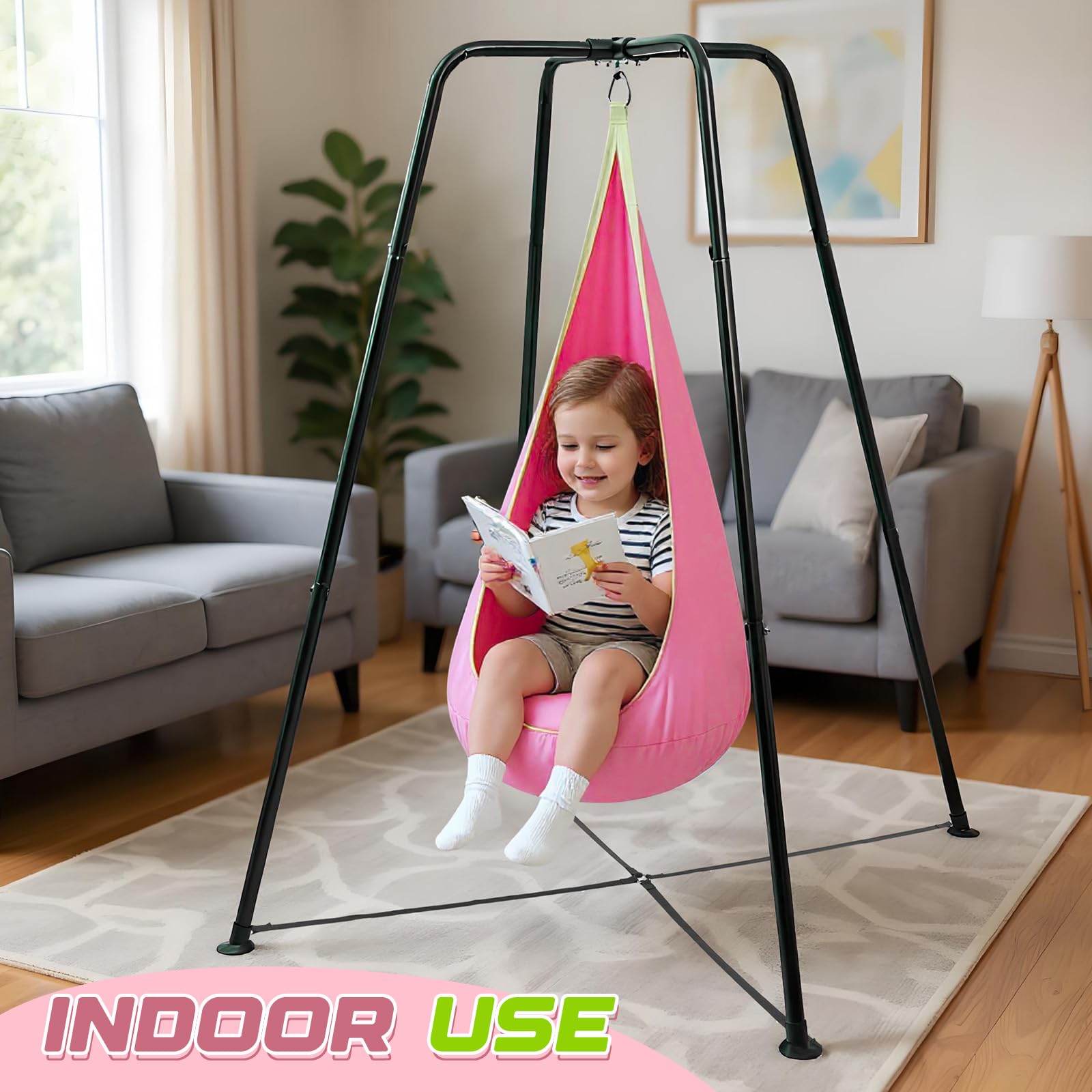 Lingvee 360-degree swivel enables versatile swinging and rotation