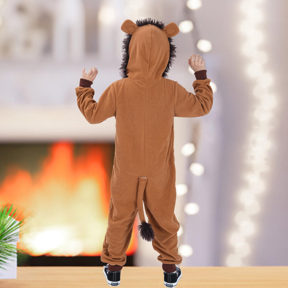 Lingway Toys Kids Lion Onesie zipper design for easy dressing