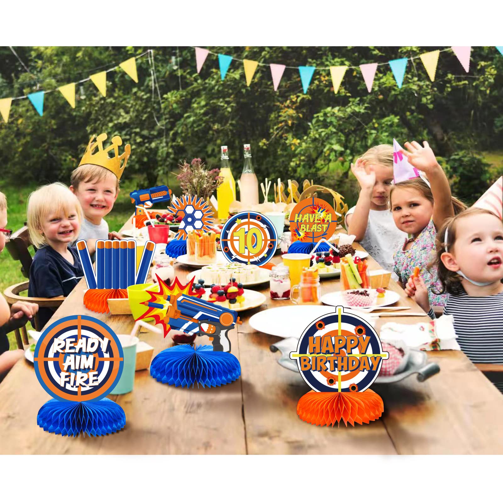 LINGXIU dart war centerpiece table-topper boosts decor instantly.