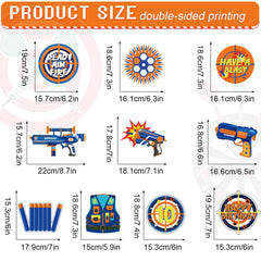 LINGXIU dart war centerpiece target elevates tables with eye-catching visuals.