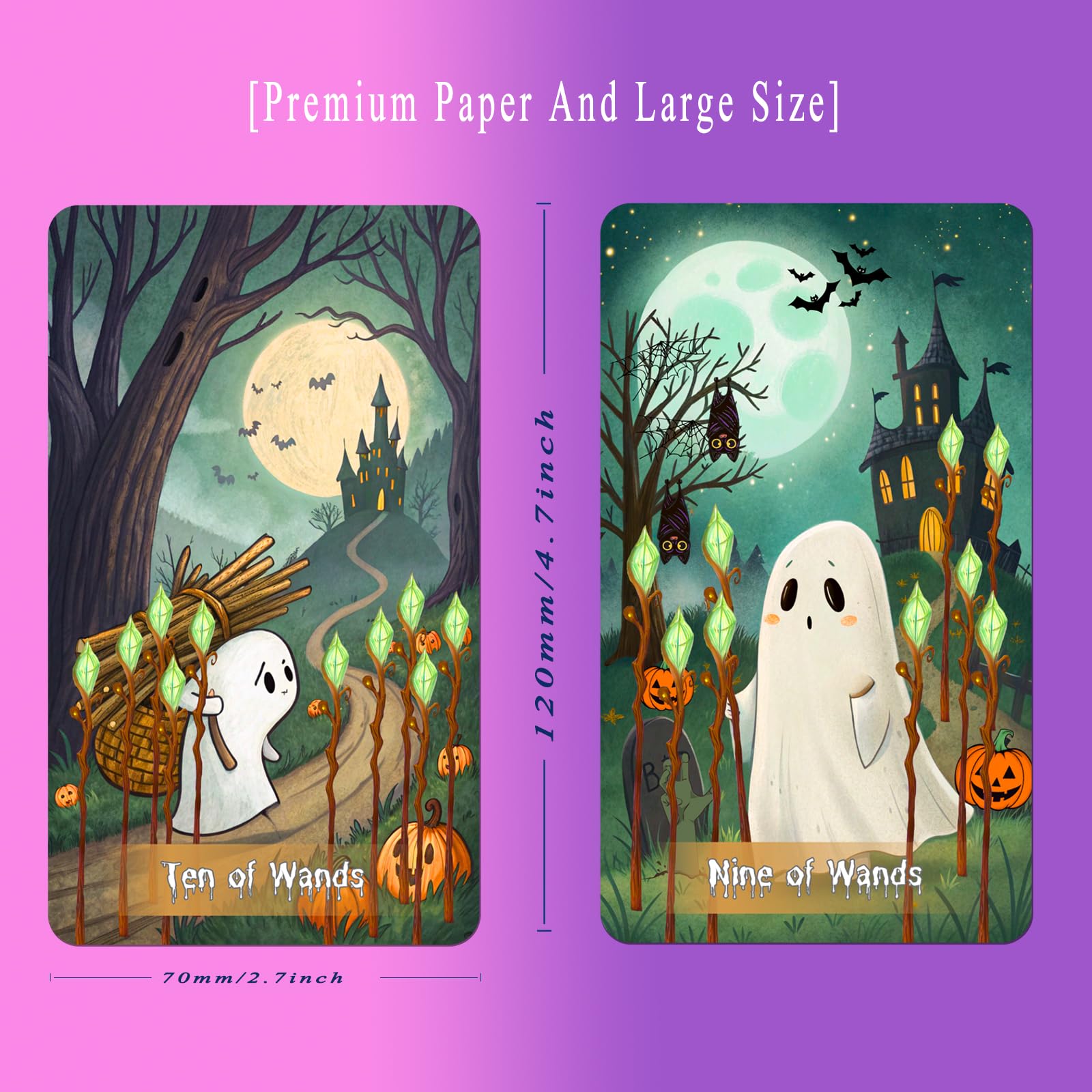 LINGYILY Spooky Cute Guidebook inside with clear meanings for quick learning