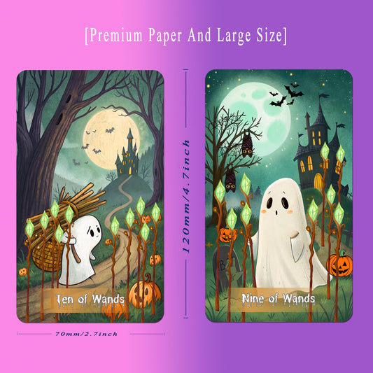 LINGYILY Spooky Cute Guidebook inside with clear meanings for quick learning