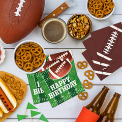 LINHAXM football banner for themed party entrances