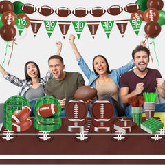 LINHAXM football banner; bold centerpiece for photo-worthy game-day décor.