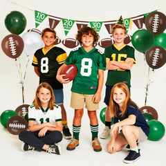 LINHAXM football cups two-designs; sturdy beverageware for easy, mess-free serving.