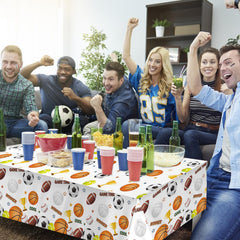 LINHAXM 4-pack 54x108 tablecloths, ready-to-use for versatile events