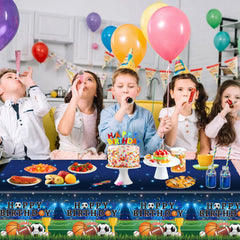LINHAXM sports tablecloth doubles as photo backdrop for memorable celebrations