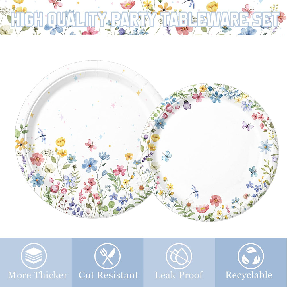 LINHAXM wildflower napkins add color and quick cleanup after toasts and snacks