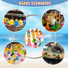 LINICE bath time ducks double as cute decorations or party favors