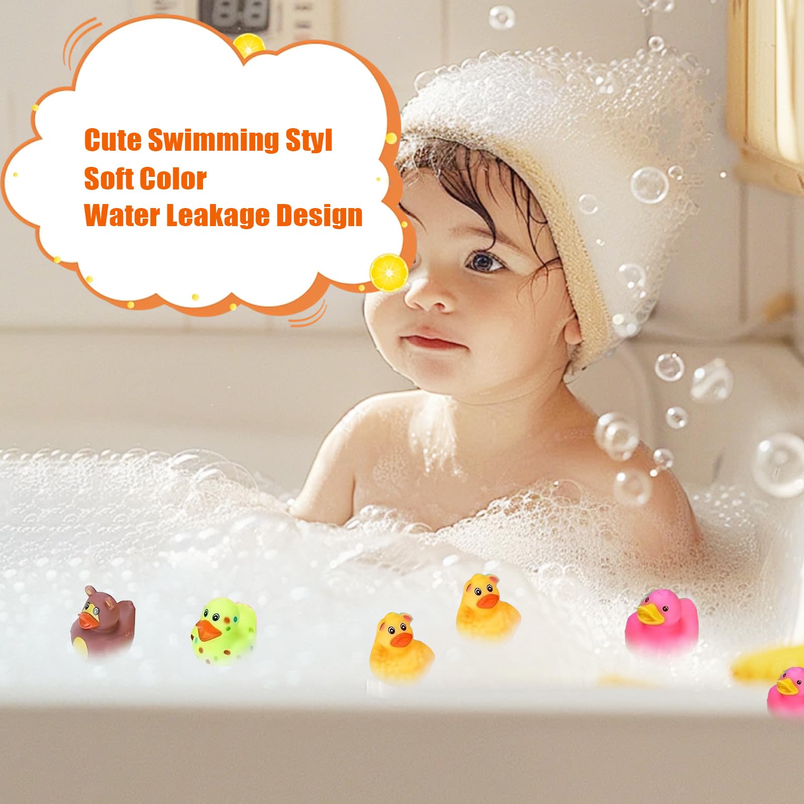 LINICE premium safe, non-toxic ducks meet US toy standards for worry-free play.