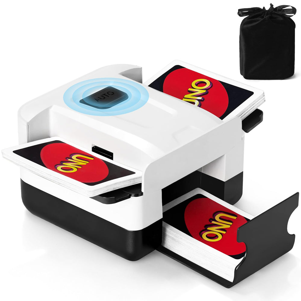 LinkBolt automatic card shuffler shuffles 1–2 decks quickly for fast poker nights.