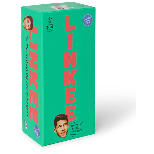 Linkee Nick Jonas Edition game box ready for family game night