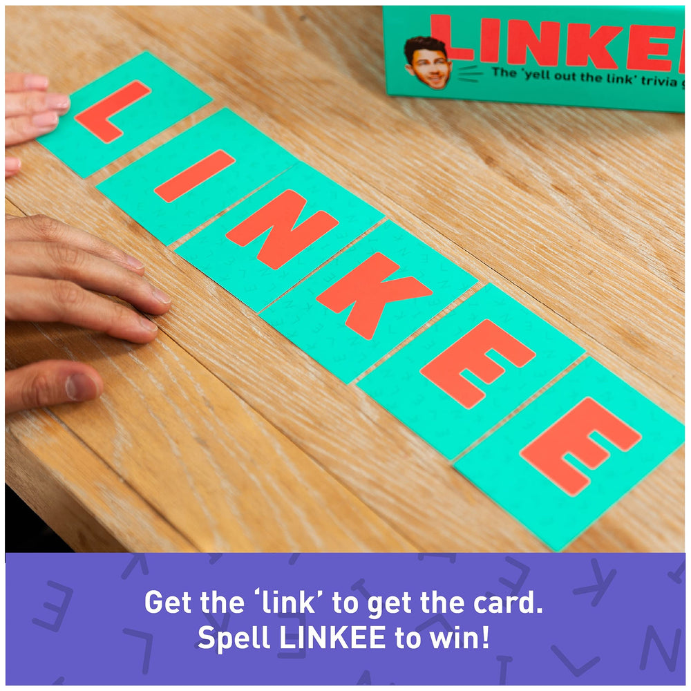 Linkee Nick Jonas Edition instruction sheet guiding setup