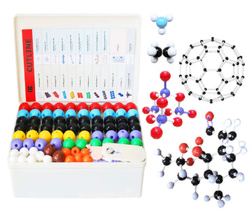 Linktor Chemistry Molecular Model Kit with 444 pieces for classroom learning