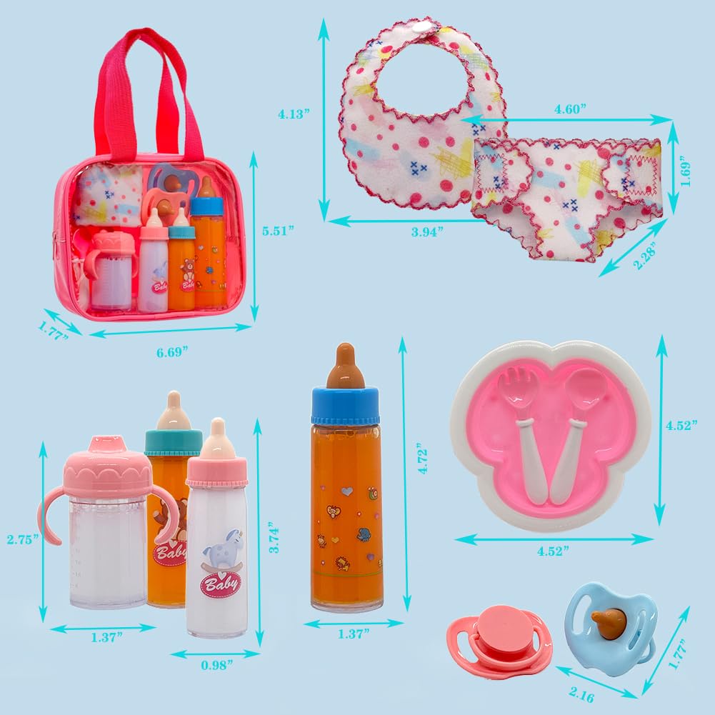 Linkyloop doll pacifiers set supports nurturing role-play and empathy.