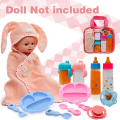 Linkyloop 13-piece set includes utensils for complete pretend dining