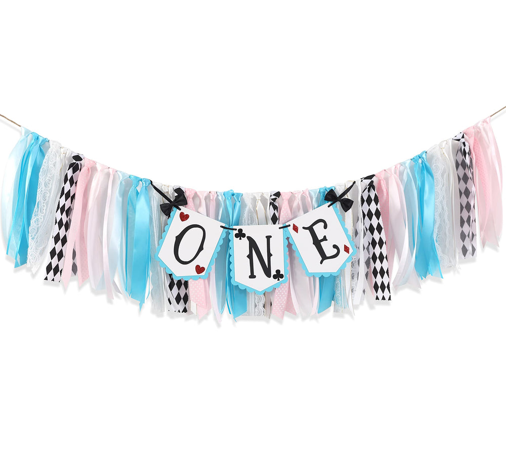 LINLULU banner ribbon detail multi-colored adds festive flair to any party backdrop