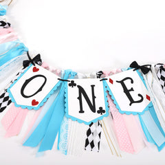 LINLULU blue colorway enhances whimsical Alice in Wonderland storytelling at celebrations