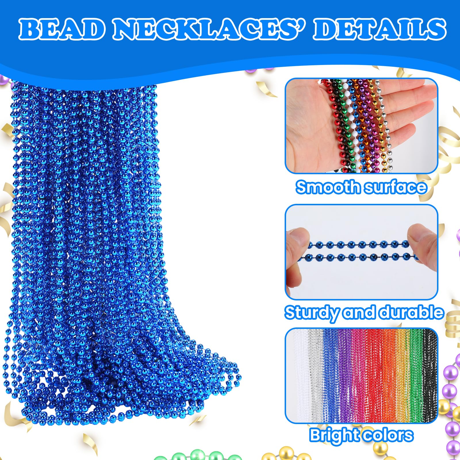 LINSIRON bulk 500 pieces beads for party favors and event decorations.
