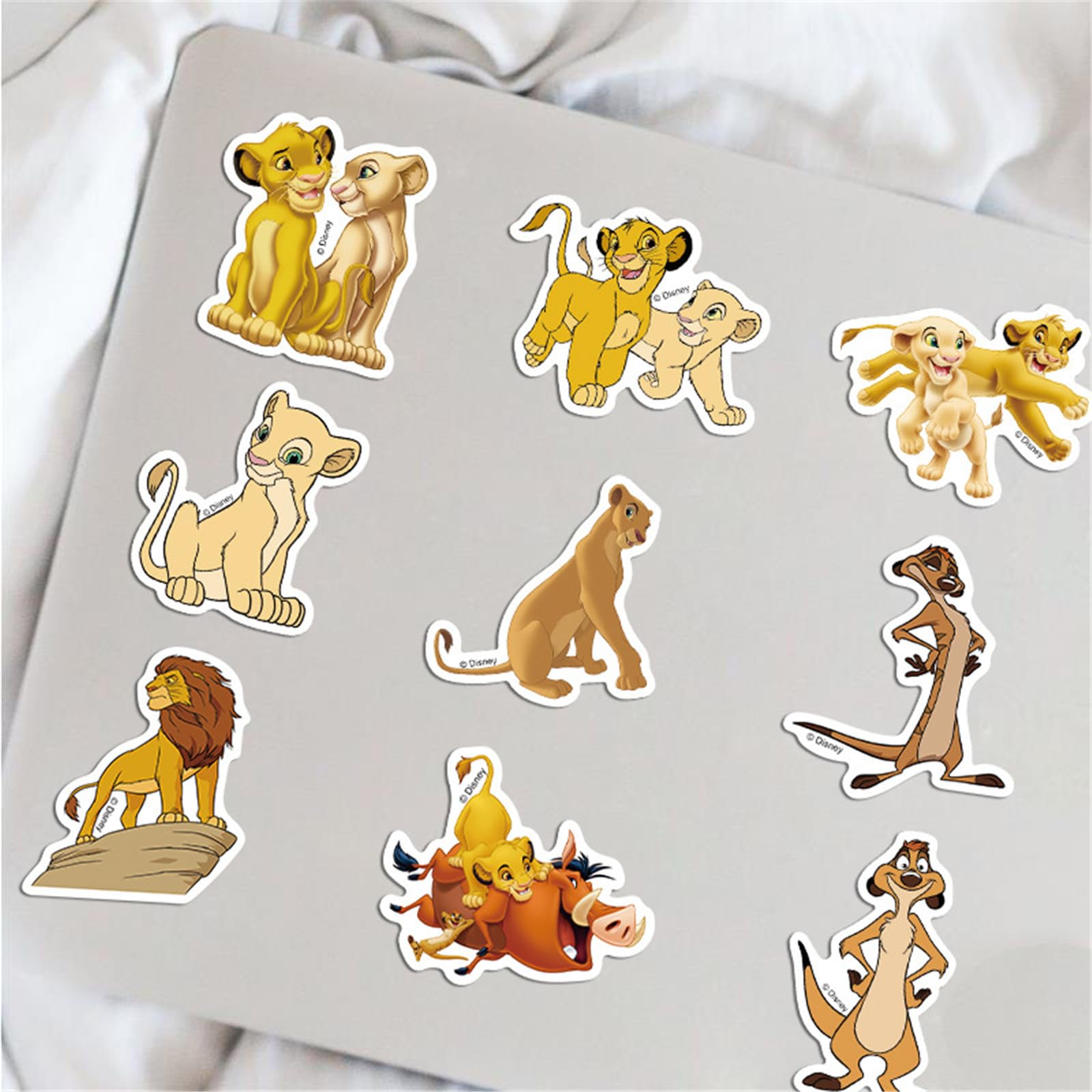NineGirl Lion King decals brighten backpack with durable vinyl finish