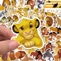 NineGirl Lion King water bottle sticker durable for daily use