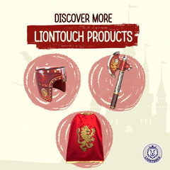 Kids enjoy active, screen-free knight pretend play with Liontouch.