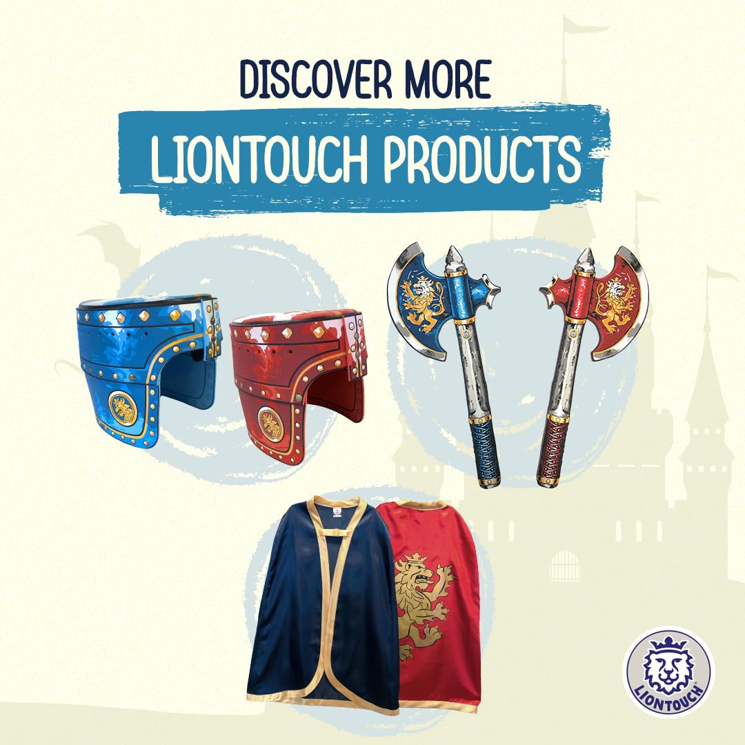 Liontouch Noble Knight playset on display, durable, screen-free pretend play.