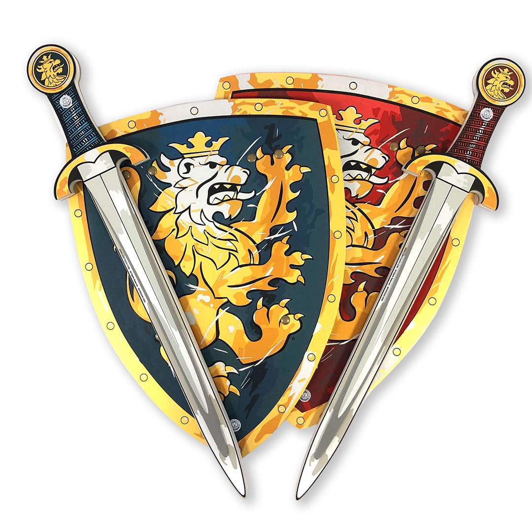 Liontouch Noble Knight blue sword with safety foam for active play.