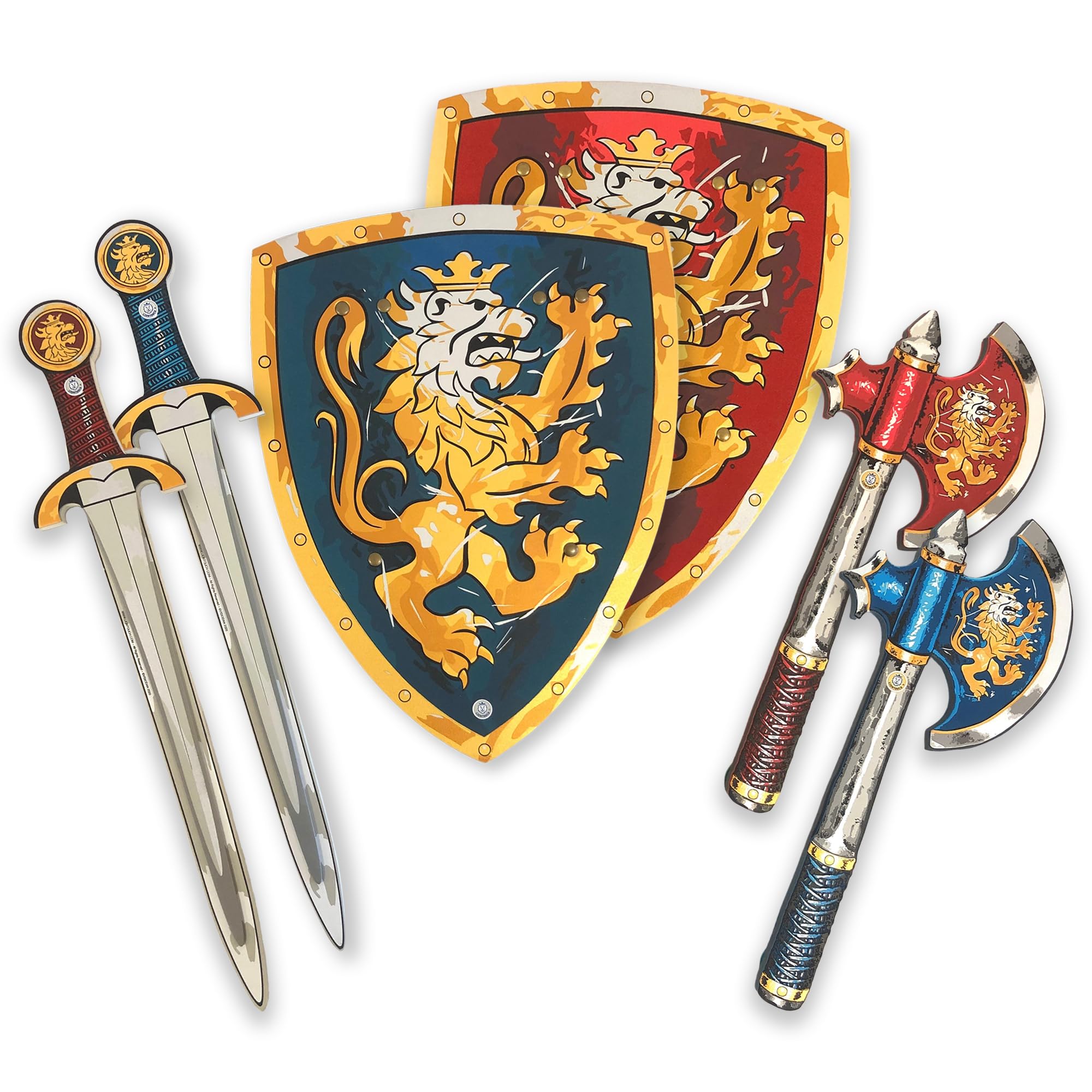 Liontouch Noble Knight blue foam sword for safe pretend play.