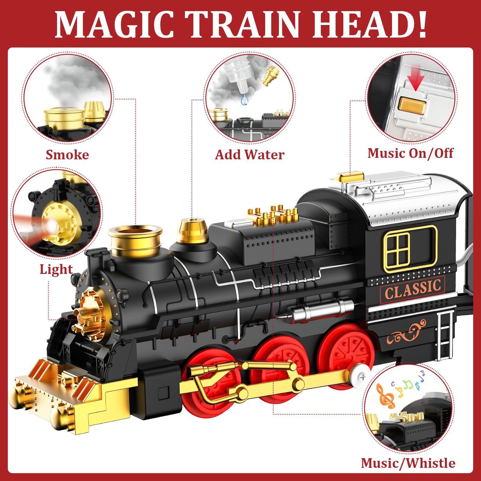 Lipneaed train set passenger coach along curved tracks sparks imagination and storytelling.