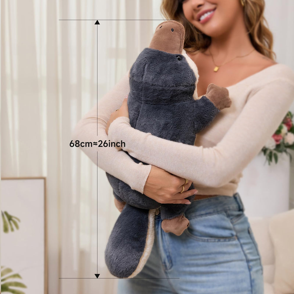 Liraziva Platypus Plush face detail adds lifelike charm.