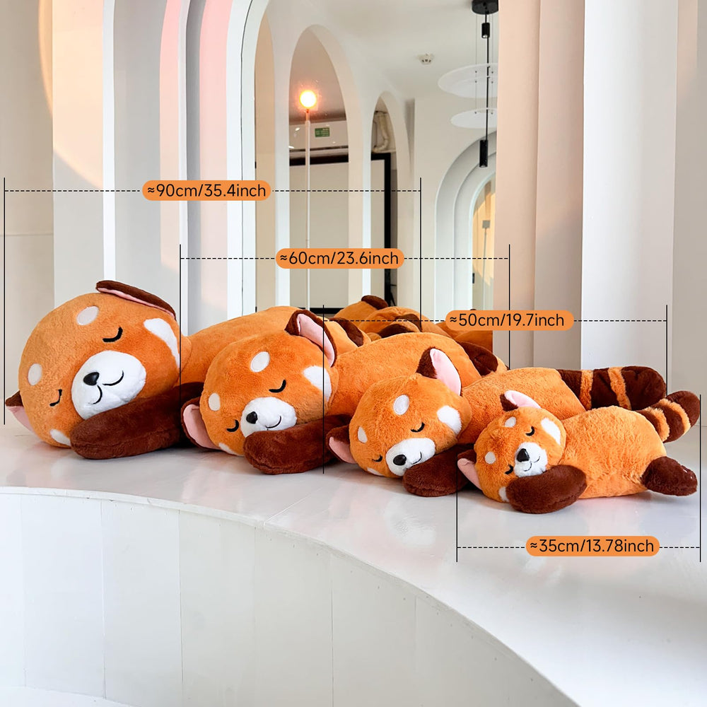 Liraziva Red Panda Plush cuddly pose, perfect for kids' imaginative play.